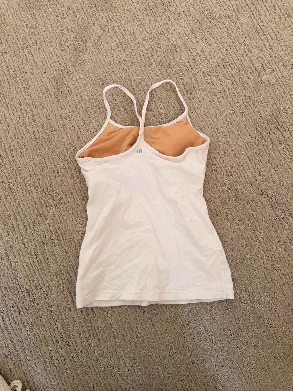 lululemon athletica White Slim Racerback Tank - Picture 2 of 2